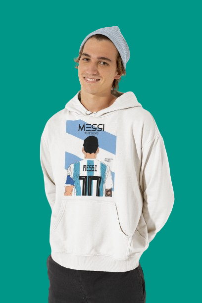 ArgMessi  (white) Hoodie